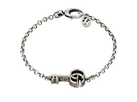 bracciale gucci chiave|Gucci Bracciale con chiave con Doppia G.